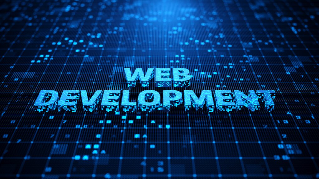 web development coding programming internet technology business concept.